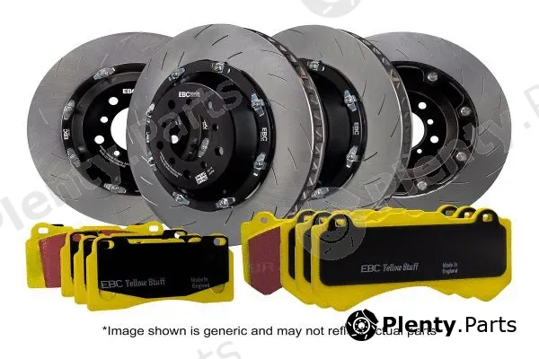 EBC Brakes P2DK019Y — Brake Kit, disc brake
