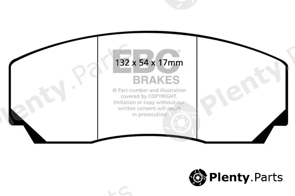 EBC Brakes DP2002 — Brake Pad Set, disc brake