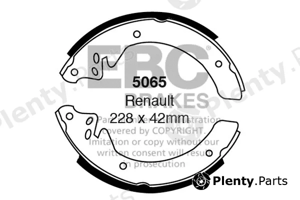 EBC Brakes 5065 — Brake Shoe Set