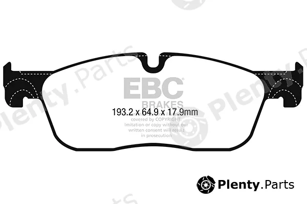 EBC Brakes DP62251 — Brake Pad Set, disc brake
