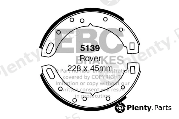 EBC Brakes 5139 — Brake Shoe Set
