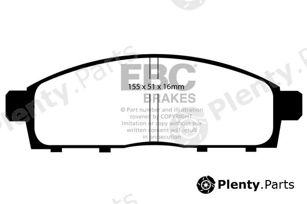 EBC Brakes DP1963 — Brake Pad Set, disc brake