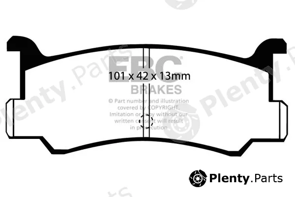 EBC Brakes DP2673 — Brake Pad Set, disc brake
