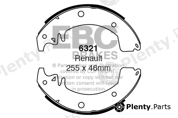 EBC Brakes 6321 — Brake Shoe Set