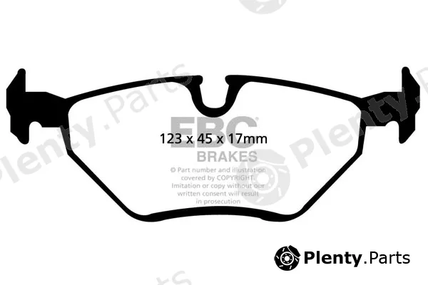 EBC Brakes DP1289 — Brake Pad Set, disc brake