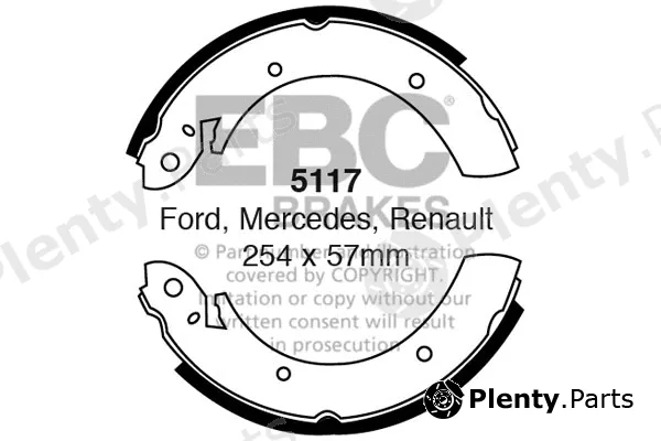 EBC Brakes 5117 — Brake Shoe Set