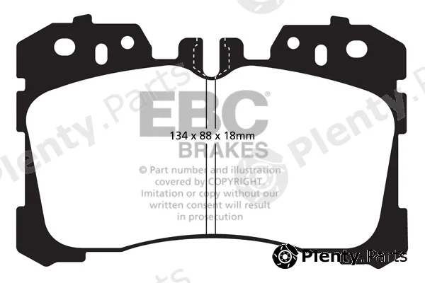 EBC Brakes DP1811 — Brake Pad Set, disc brake