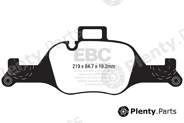 EBC Brakes DP22289 — Brake Pad Set, disc brake