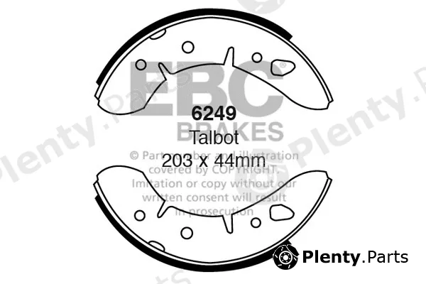 EBC Brakes 6249 — Brake Shoe Set