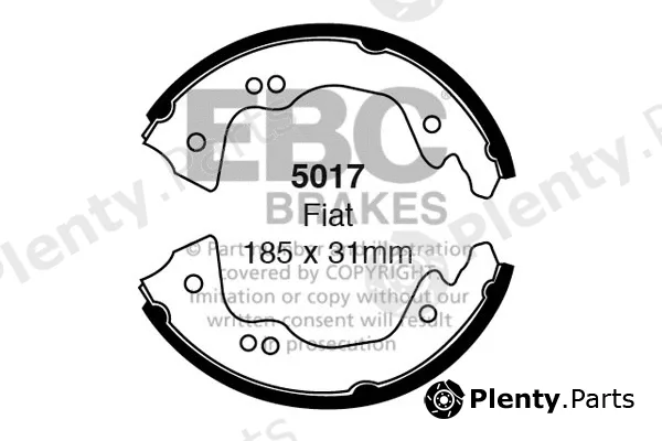EBC Brakes 5017 — Brake Shoe Set
