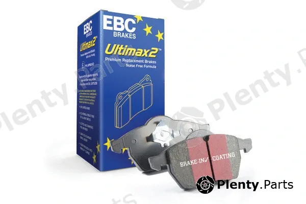 EBC Brakes DPX2416 — Brake Pad Set, disc brake Ultimax is copper free for ECO compliance