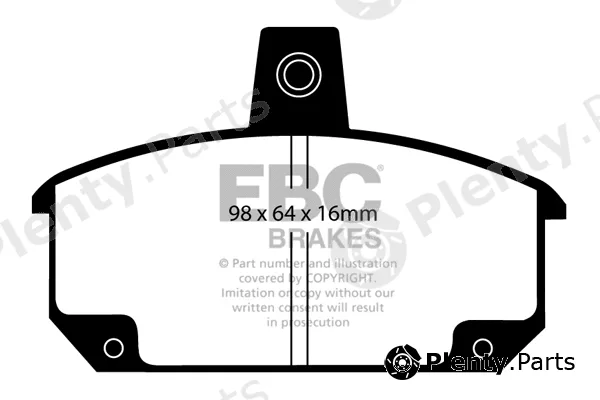 EBC Brakes DP354 — Brake Pad Set, disc brake