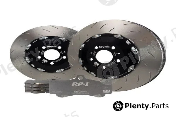 EBC Brakes P2DK038RP1 — High Performance Brake Kit  Pad and disc kit