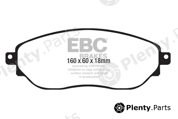 EBC Brakes DPX2226 — Brake Pad Set, disc brake