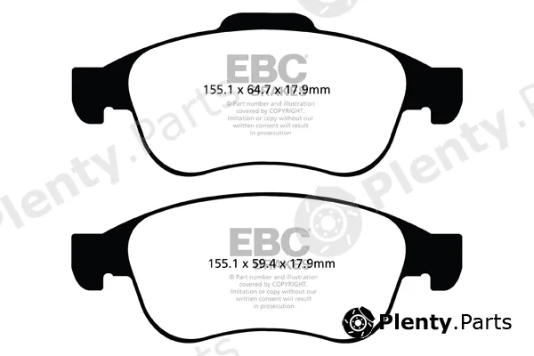 EBC Brakes DP22023 — Brake Pad Set, disc brake