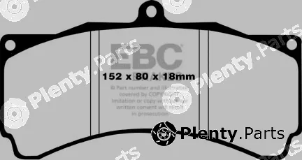 EBC Brakes DP4012R — Brake Pad Set, disc brake