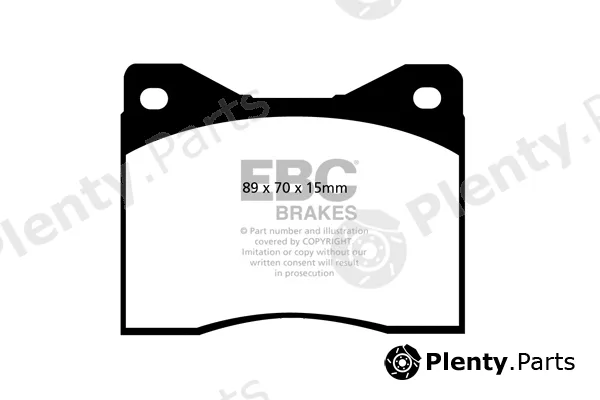 EBC Brakes DP3753/2C — Brake Pad Set, disc brake