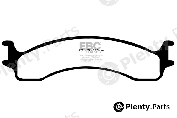 EBC Brakes DP41307R — Brake Pad Set, disc brake