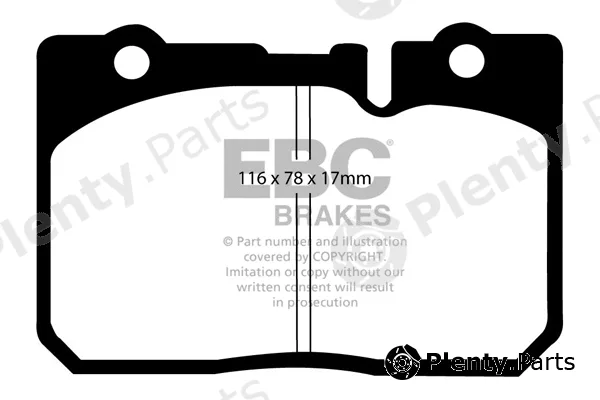 EBC Brakes DP41154R — Brake Pad Set, disc brake