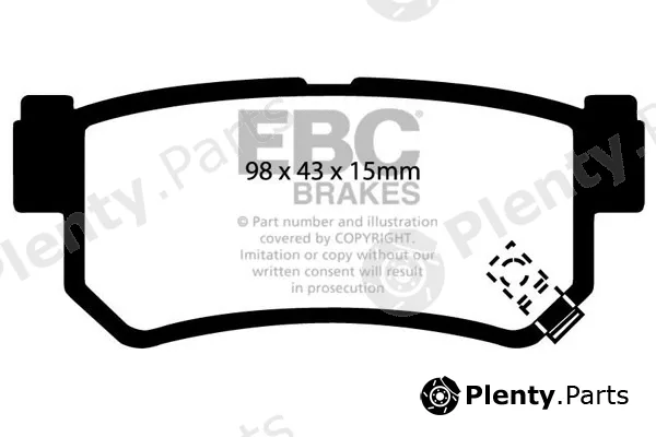 EBC Brakes DP1477 — Brake Pad Set, disc brake