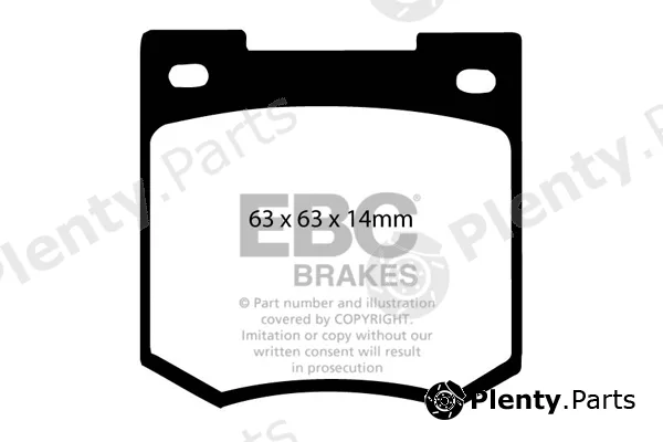 EBC Brakes DP106 — Brake Pad Set, disc brake