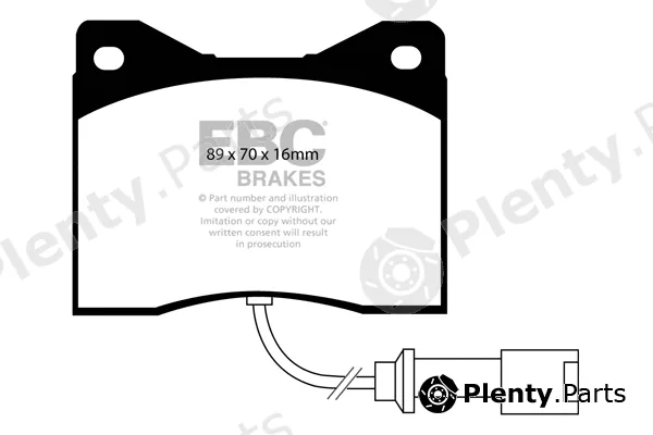 EBC Brakes DP2753 — Brake Pad Set, disc brake