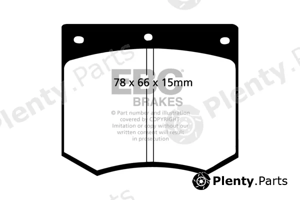EBC Brakes DP2291 — Brake Pad Set, disc brake