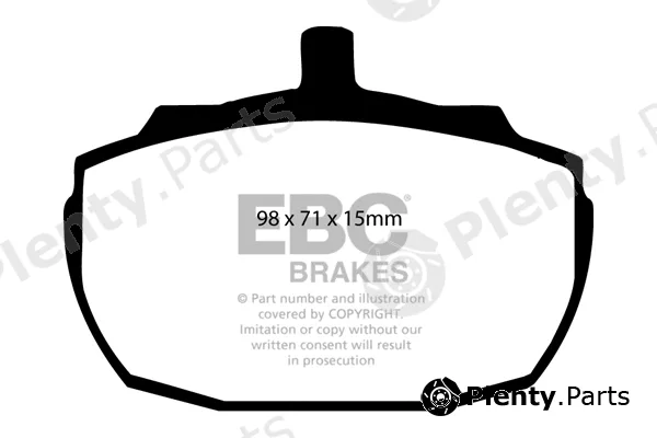 EBC Brakes DP2243 — Brake Pad Set, disc brake