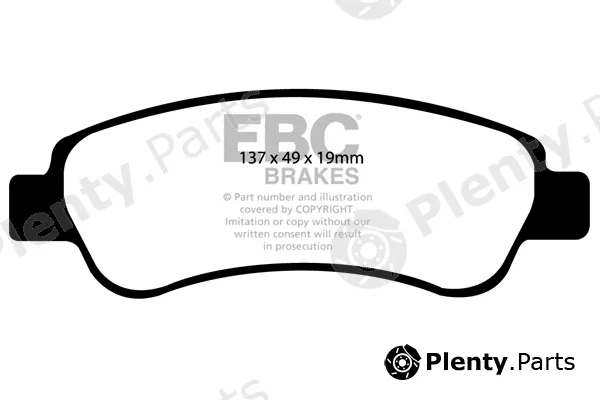EBC Brakes DP1974 — Brake Pad Set, disc brake