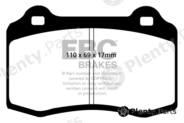 EBC Brakes DP31031C — Brake Pad Set, disc brake