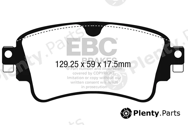 EBC Brakes DP22254 — Brake Pad Set, disc brake