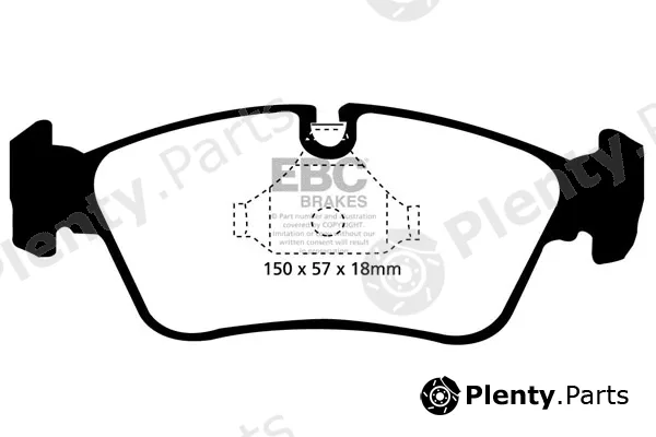 EBC Brakes DP81211RP1 — High Performance Brake Pad Set