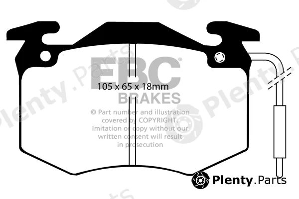 EBC Brakes DP2546 — Brake Pad Set, disc brake