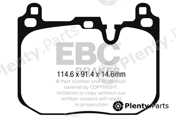 EBC Brakes DP22271 — Brake Pad Set, disc brake