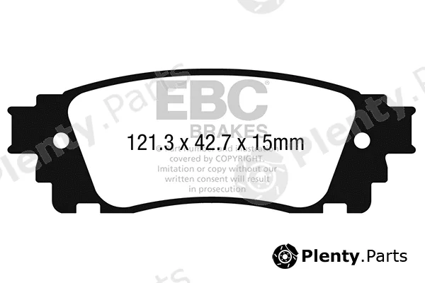 EBC Brakes DPX2262 — Brake Pad Set, disc brake