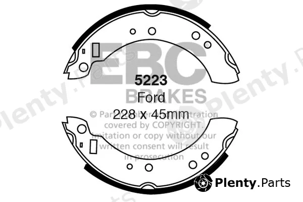 EBC Brakes 5223 — Brake Shoe Set
