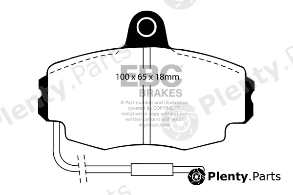 EBC Brakes DP2426 — Brake Pad Set, disc brake