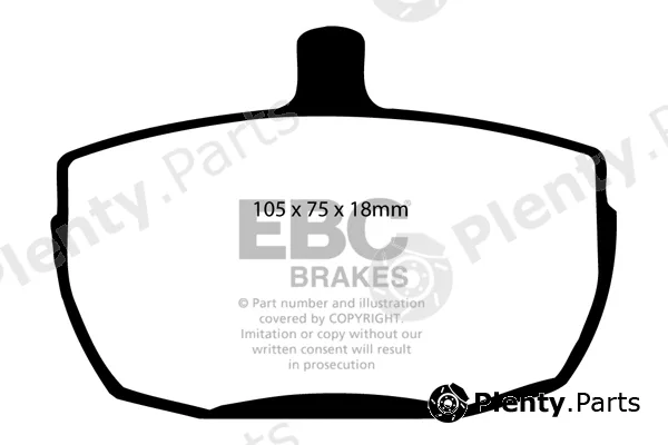 EBC Brakes DP241 — Brake Pad Set, disc brake