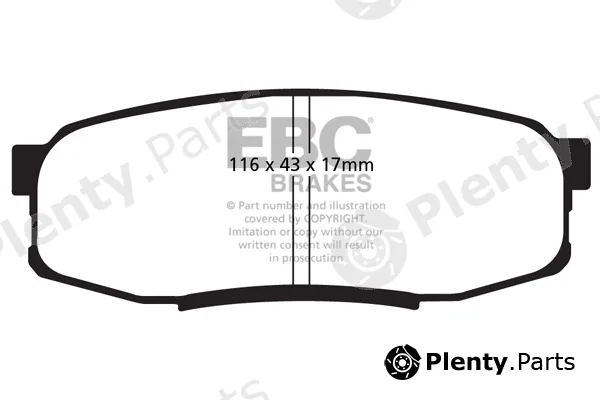 EBC Brakes DP91816 — Brake Pad Set, disc brake