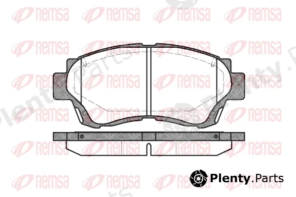 Flexible Drive 037000 — Brake Pad Set, disc brake