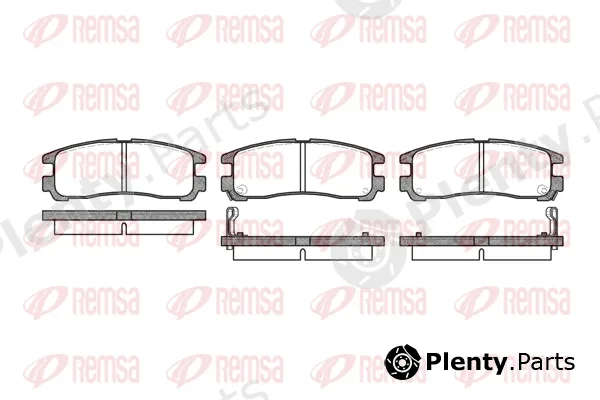 Flexible Drive 029102UC — Brake Pad Set, disc brake