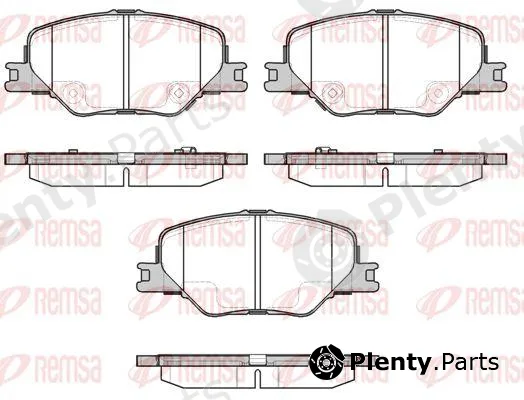 Flexible Drive 179502 — Brake Pad Set, disc brake