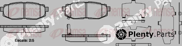 Flexible Drive 122801 — Brake Pad Set, disc brake