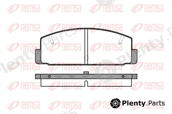 Flexible Drive 017910 — Brake Pad Set, disc brake