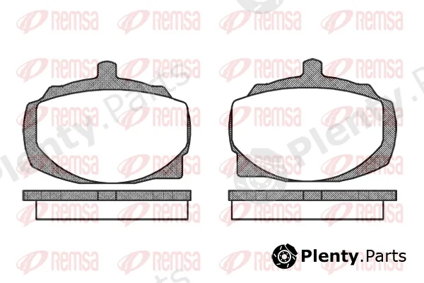Flexible Drive 004910 — Brake Pad Set, disc brake