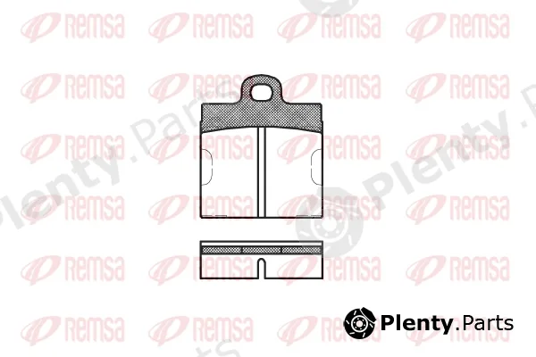 Flexible Drive 000900 — Brake Pad Set, disc brake