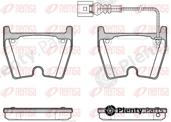 Flexible Drive 089611 — Brake Pad Set, disc brake