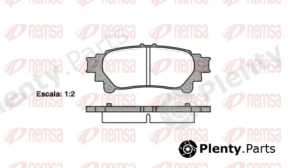 Flexible Drive 139500UC — Brake Pad Set, disc brake