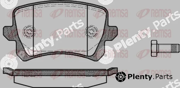 Flexible Drive 134200 — Brake Pad Set, disc brake