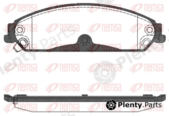 Flexible Drive 112804 — Brake Pad Set, disc brake